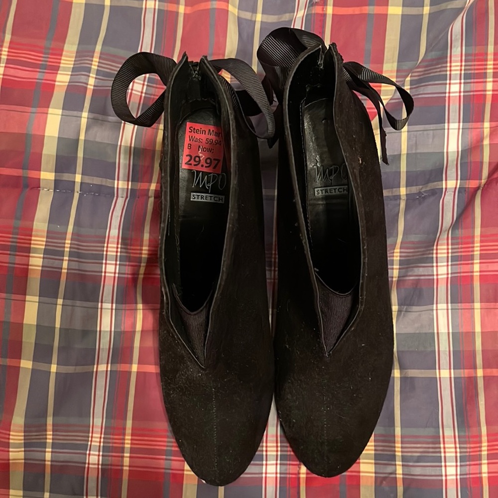 Women’s MPO Stretch Tewana Heels shoes Black Size 10M